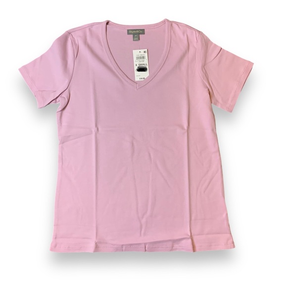 Style & Co. Tops - Style & Co Women’s  V-Neck Lilac Xsmall Top